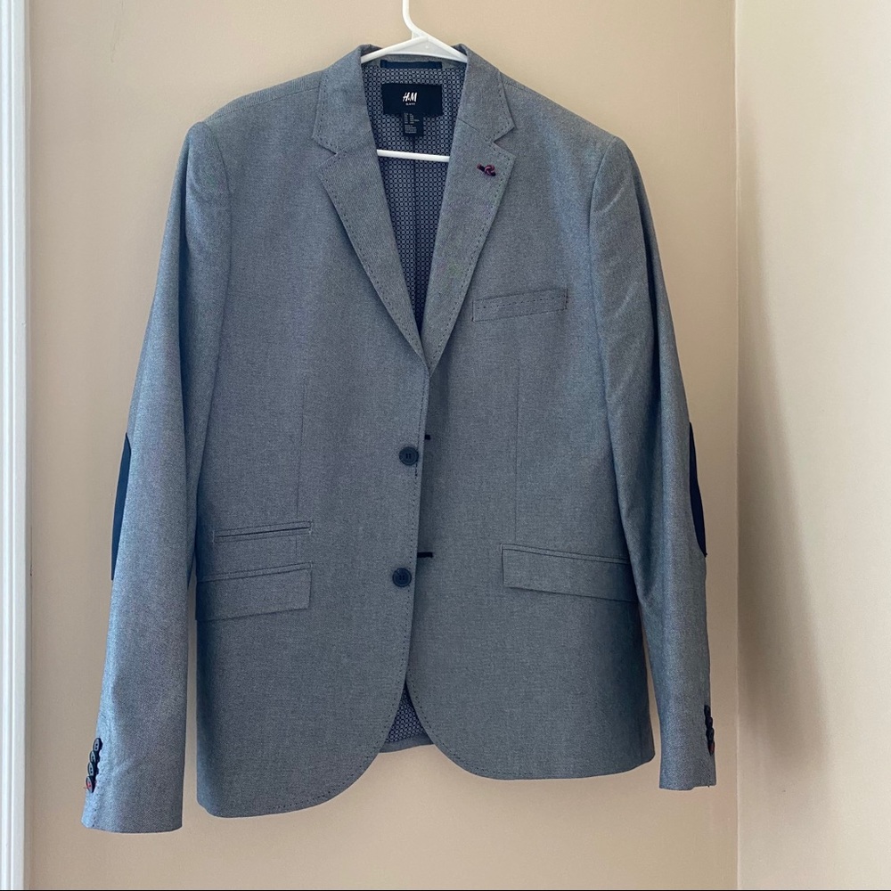H&M Slim Fit blazer suit jacket size 44R